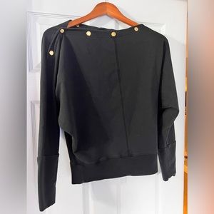 Stella & Dot | The Weekend slouchy top in black